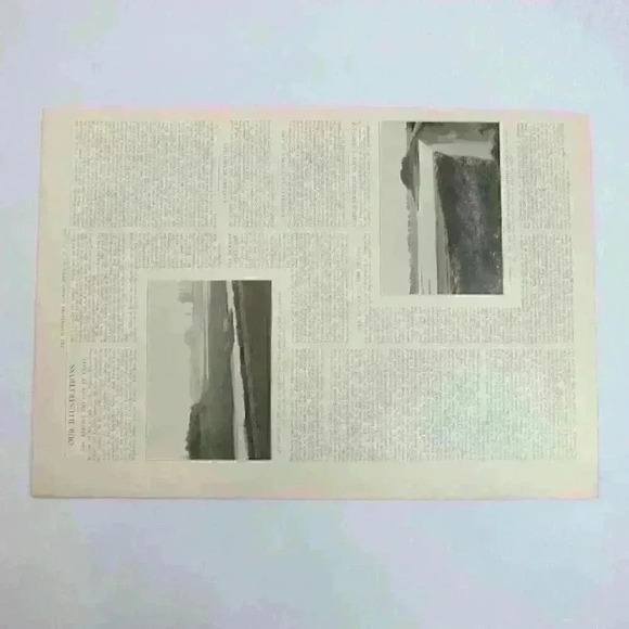 Art Print Canada Gold Mining Euston Klondike Washup Bonanza Creek Antique 1898 - Picture 7 of 10